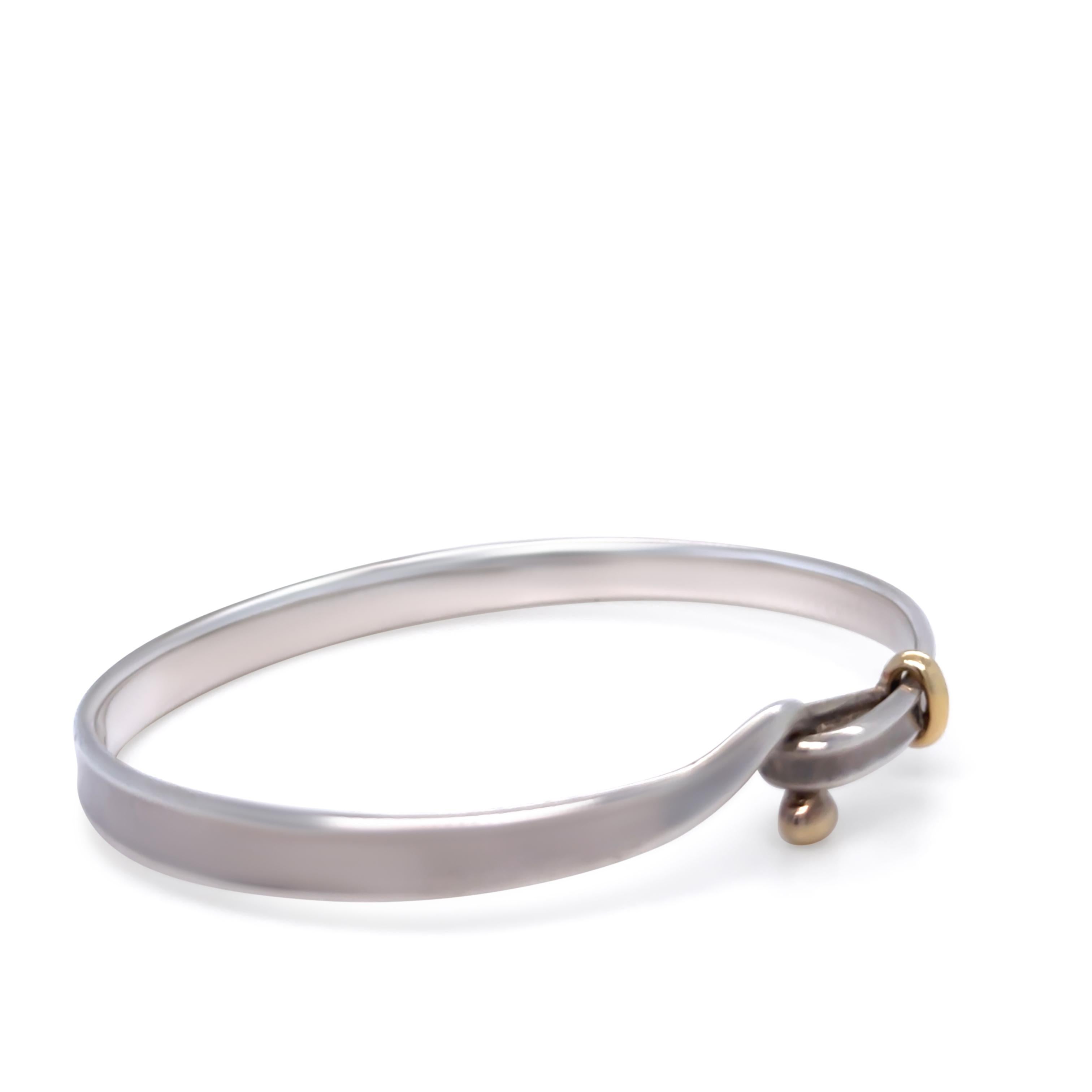 Women's Georg Jensen 18ct Gold & Sterling Silver Torun Bracelet 204 16.72g