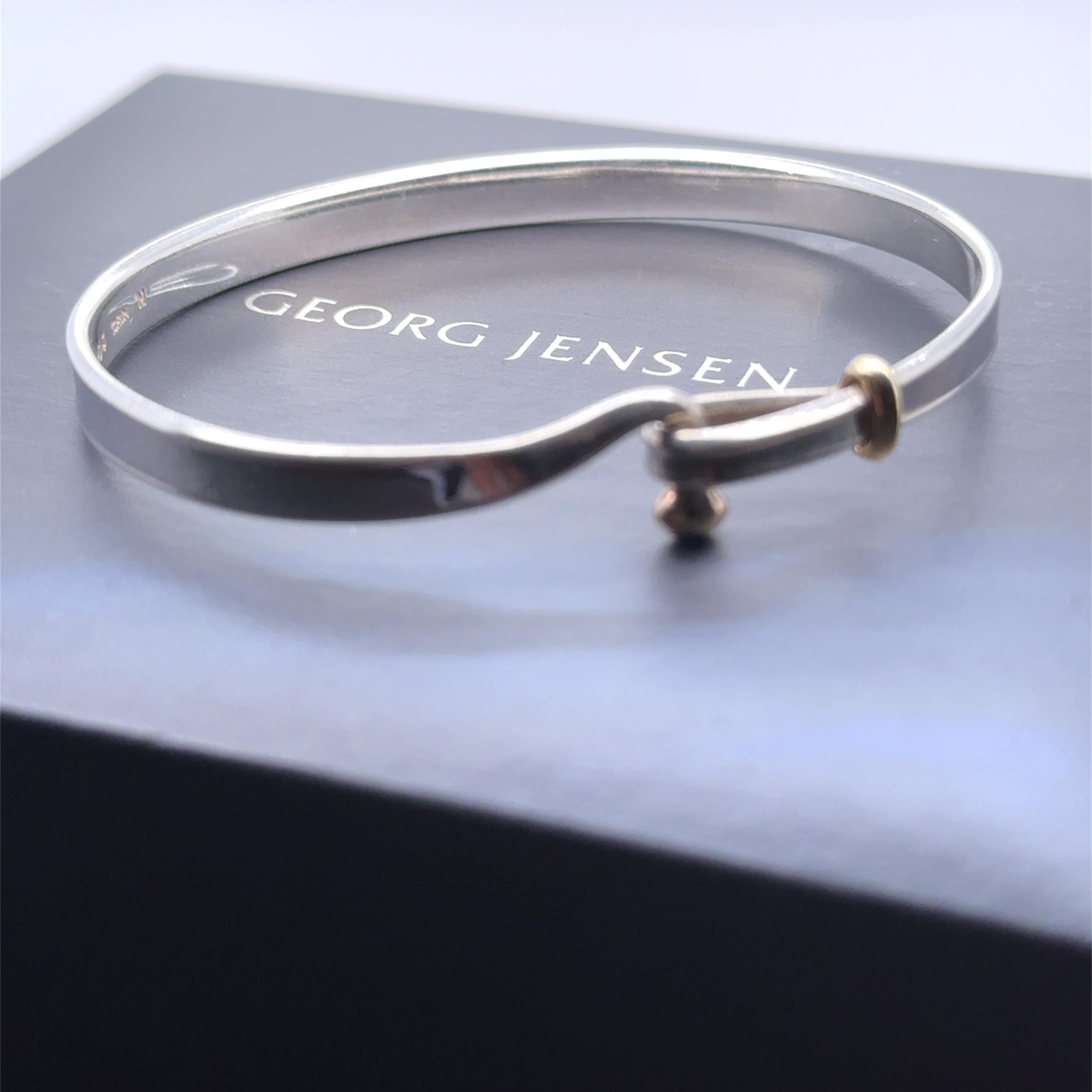 Georg Jensen 18ct Gold & Sterling Silver Torun Bracelet 204 16.72g 2