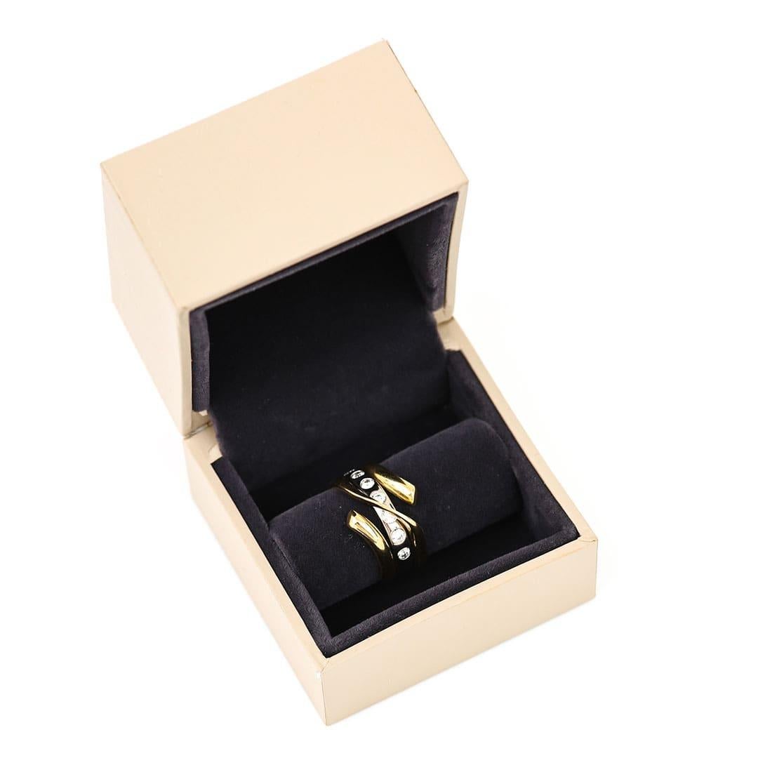 Georg Jensen 18ct White Gold Magic Diamond Band Ring, Size 52, Circa 2010 For Sale 5