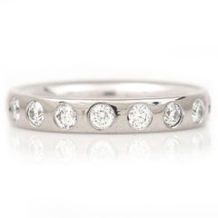 Georg Jensen 18ct White Gold Magic Diamond Band Ring, Size 52, Circa 2010