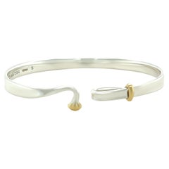 Georg Jensen 18ct Yellow Gold and Sterling Silver Torun Bracelet 15g