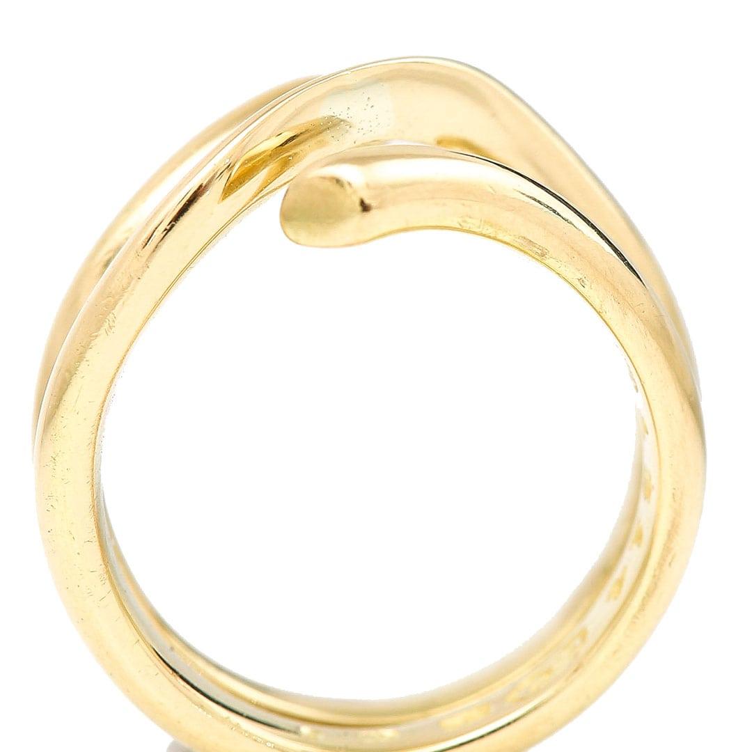 Georg Jensen Bague à anneau magique en or jaune 18ct, taille 52, circa 2010 en vente 4