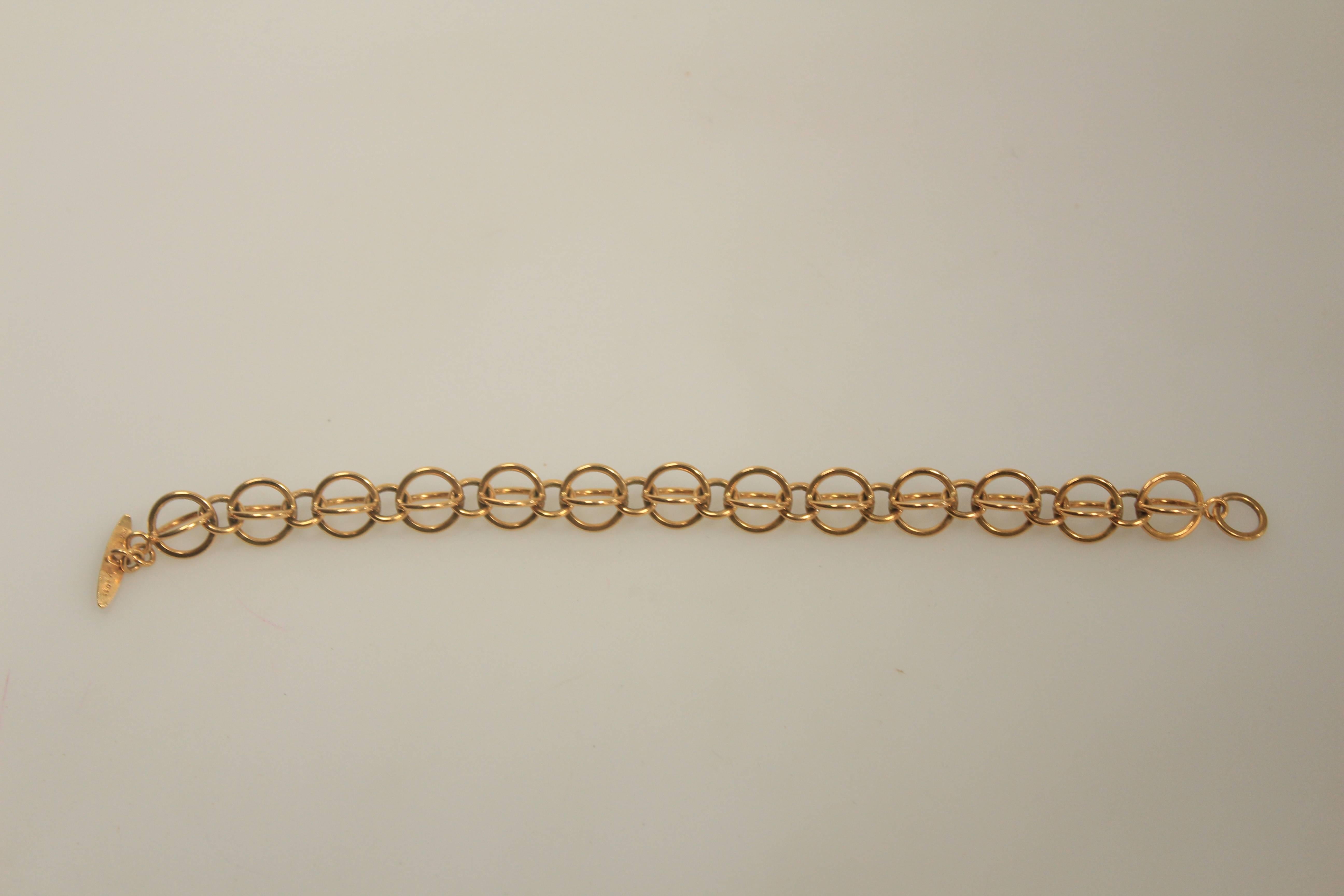 Georg Jensen 18K Gold and Moonstone Necklace & Bracelet Designed by Axel Jensen For Sale 6