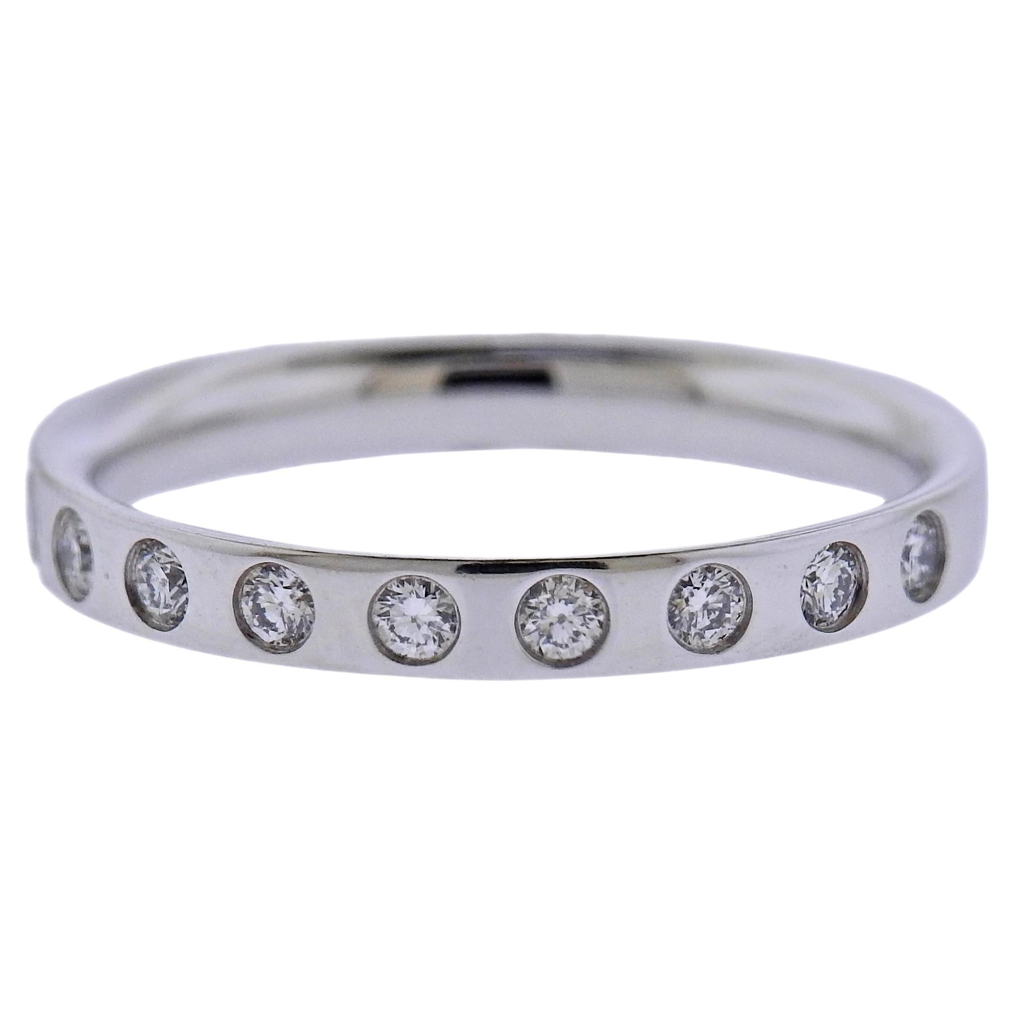Georg Jensen 18k White Gold Magic Diamond Ring 1513 B For Sale