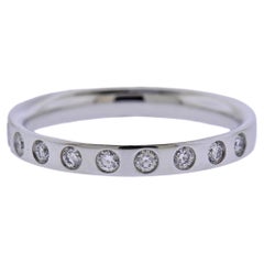Georg Jensen Anello magico con diamante in oro bianco 18 carati 1513 B.