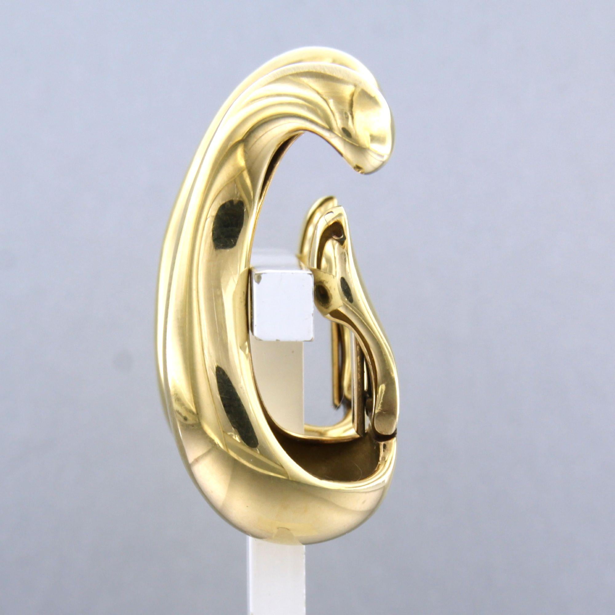 Georg Jensen Ohrringe aus 18k Gelbgold - 23,7 Gramm im Zustand „Hervorragend“ im Angebot in The Hague, ZH