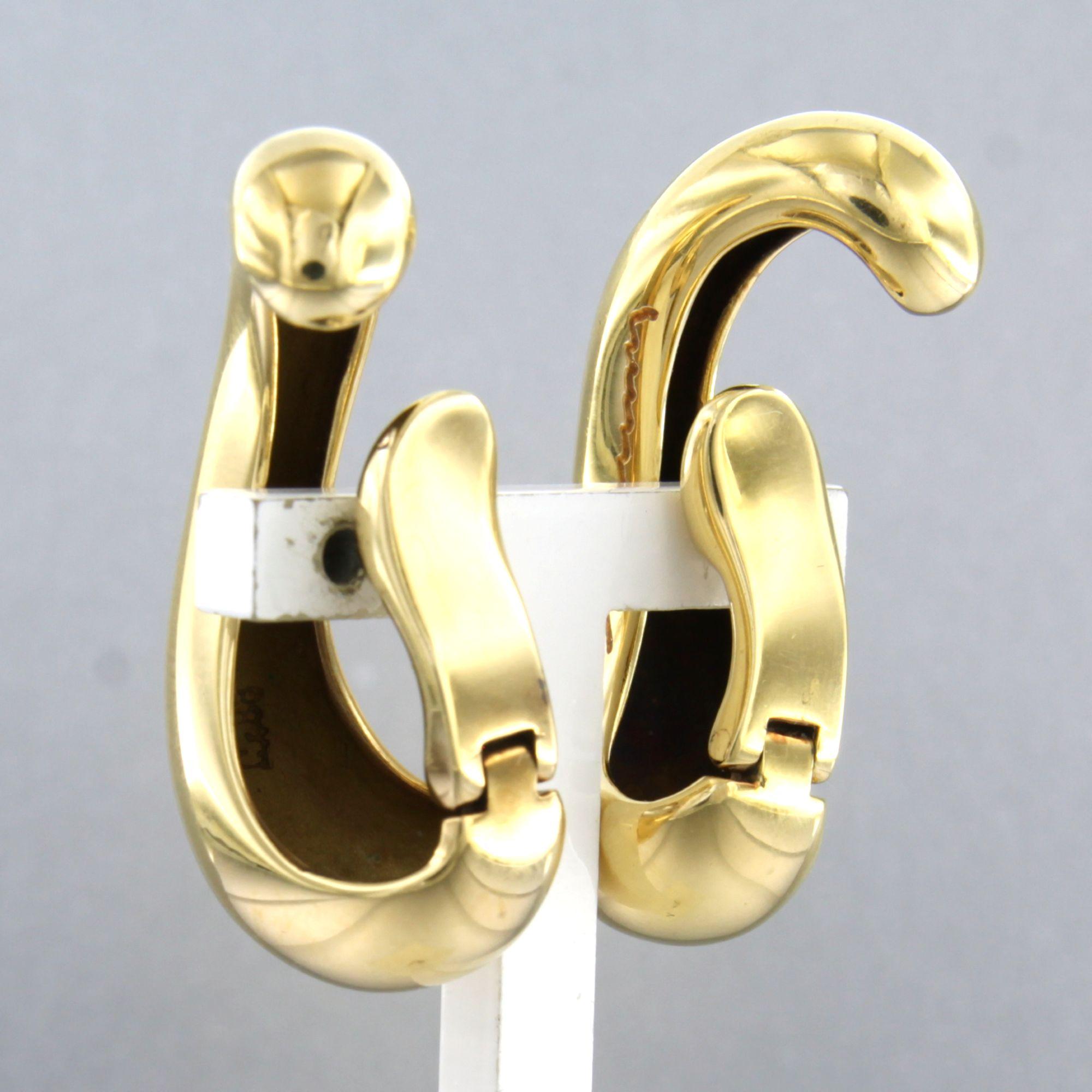 Georg Jensen Ohrringe aus 18k Gelbgold - 23,7 Gramm Damen im Angebot