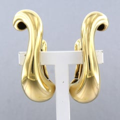 Georg Jensen 18k yellow gold earrings – 23.7 grams