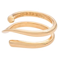 Georg Jensen 18k Yellow Gold Polished Wrap Ring
