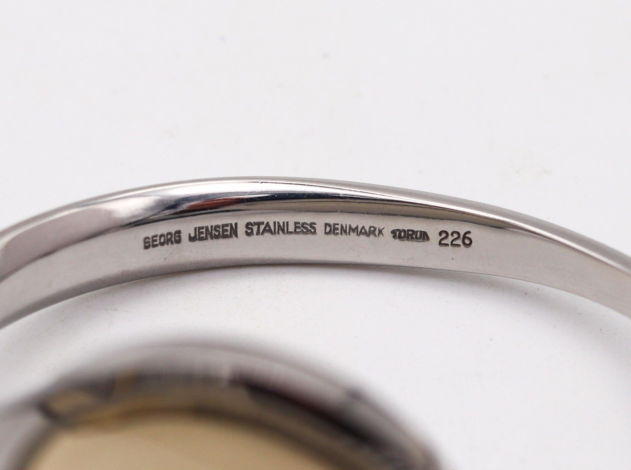 De las mujeres Reloj de pulsera GEORG JENSEN 1970-1980 By Vivianna Torun en acero inoxidable en venta