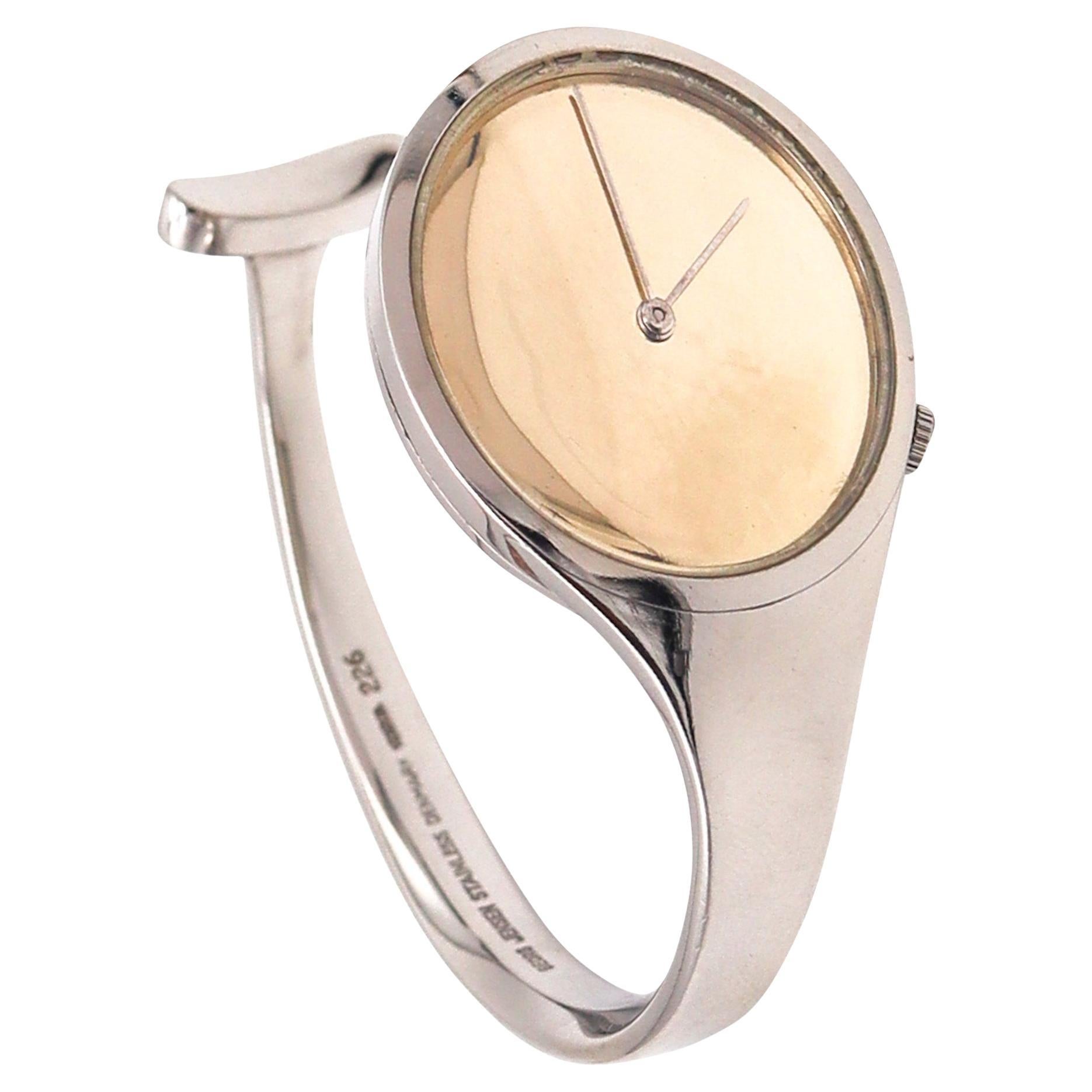 Reloj de pulsera GEORG JENSEN 1970-1980 By Vivianna Torun en acero inoxidable