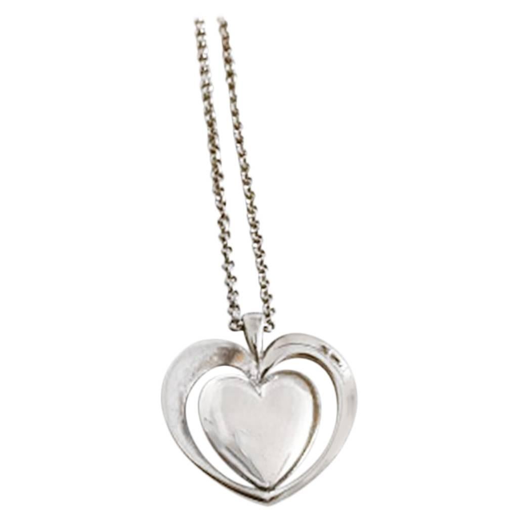Georg Jensen 2013 Sterling Silver Annual Pendant Necklace