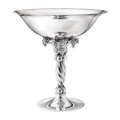 Georg Jensen 263A Handgefertigte Schale aus Sterlingsilber