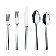 Georg Jensen 5-Piece Cutlery Set in Stainless Steel by Sigvard Bernadotte