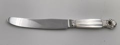 Georg Jensen 52-Piece Sterling Silver Flatware Set in Acorn Pattern