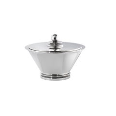 Georg Jensen 600A Handcrafted Sterling Silver Sugar Bowl by Harald Nielsen