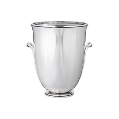 Georg Jensen 725B Handcrafted Sterling Silver Wine Cooler by Harald Nielsen
