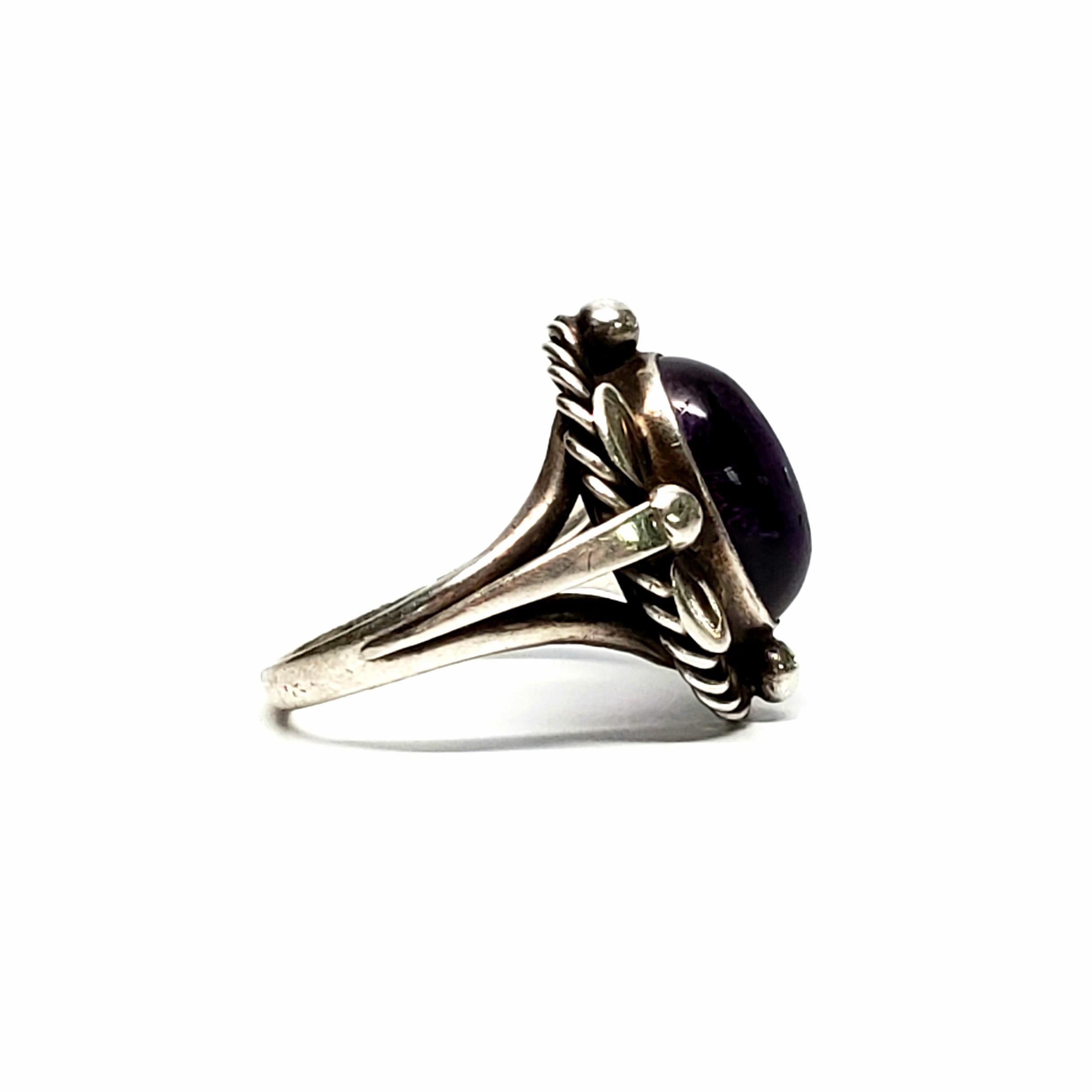 georg jensen amethyst ring