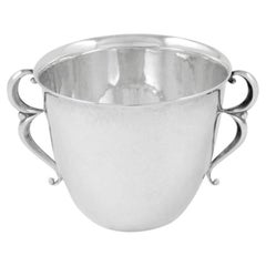 Georg Jensen 830 Sterling Silver Baby Cup 373A, 1918