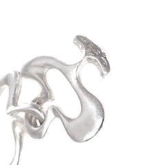 Georg Jensen #88 Henning Koppel Midcentury Amoeba Large Silver Bracelet