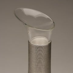 Georg Jensen 999 Silver and Crystal Carafe by Henning Koppel