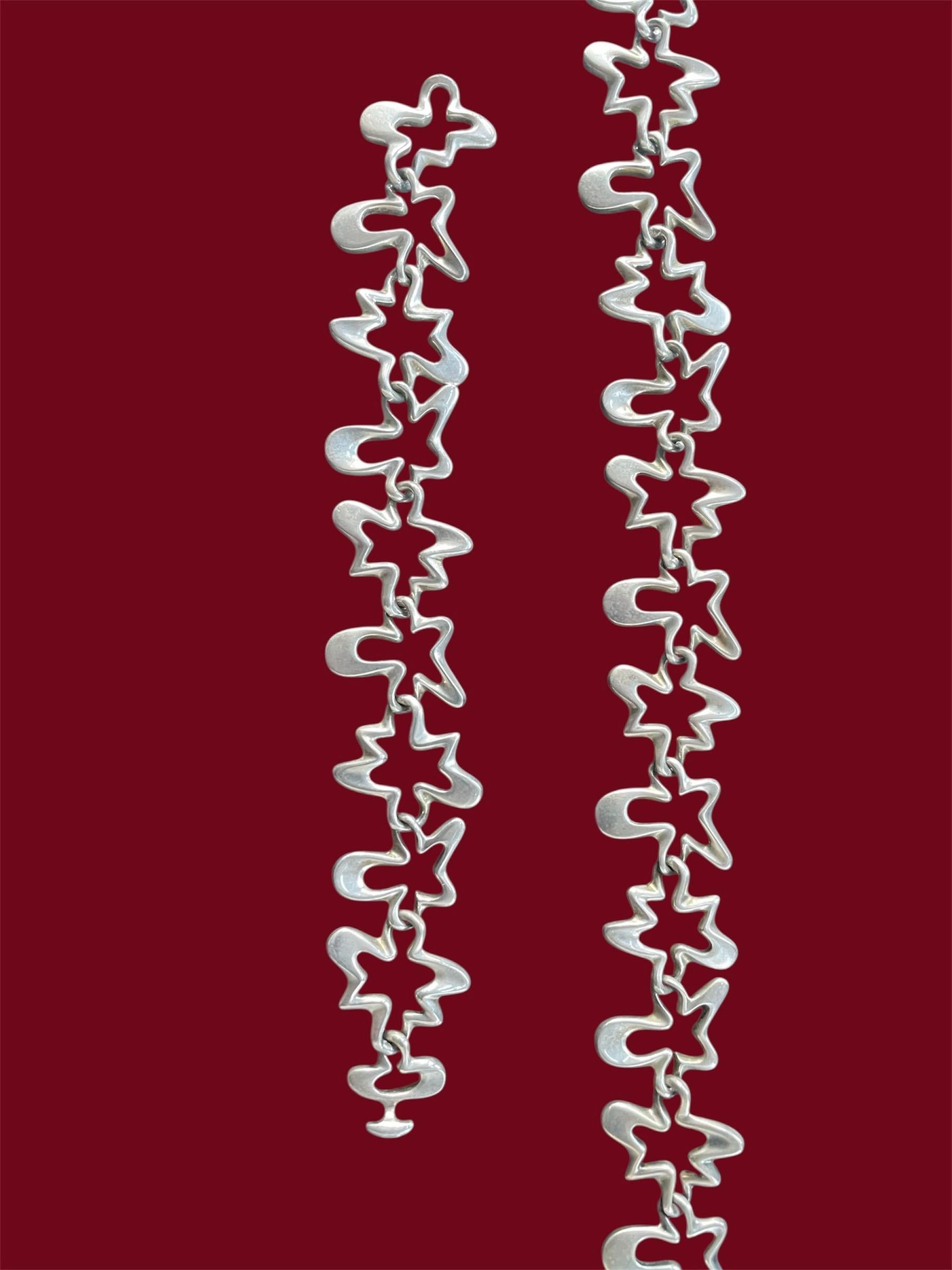 Henning Koppel Mid-Century Sterling Silver Bracelet, for Georg Jensen, Denmark For Sale 4