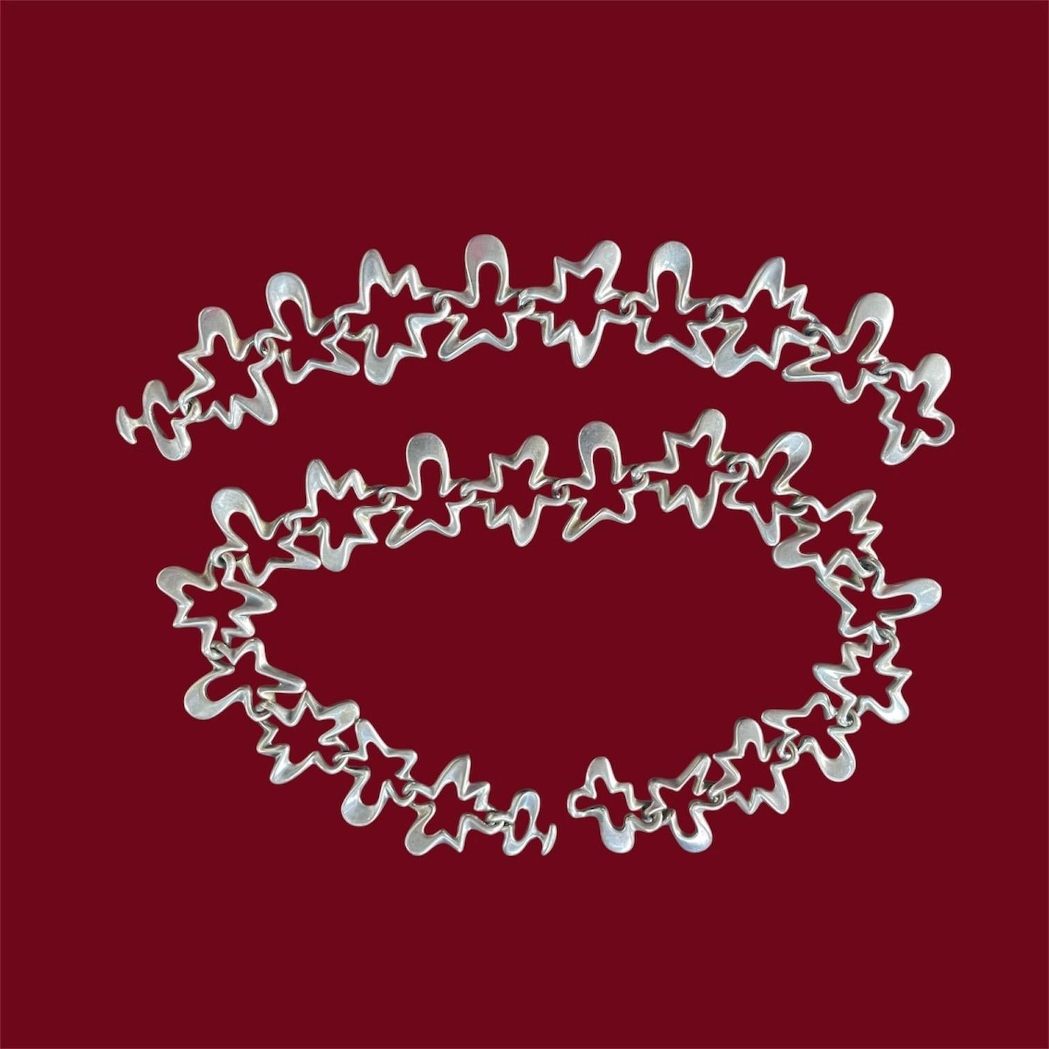 20th Century Henning Koppel Mid-Century Sterling Silver Bracelet, for Georg Jensen, Denmark For Sale