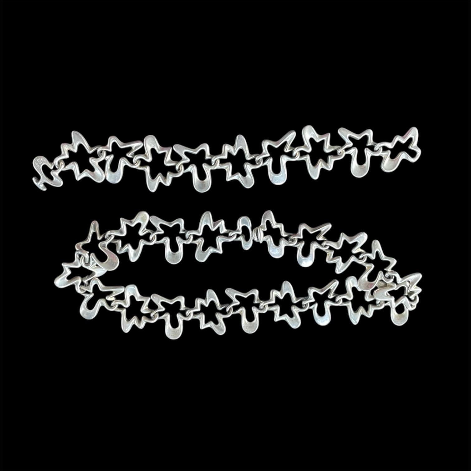 Henning Koppel Mid-Century Sterling Silver Bracelet, for Georg Jensen, Denmark For Sale 2