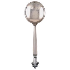 Georg Jensen Acanthus Bouillon Spoon in Sterling Silver