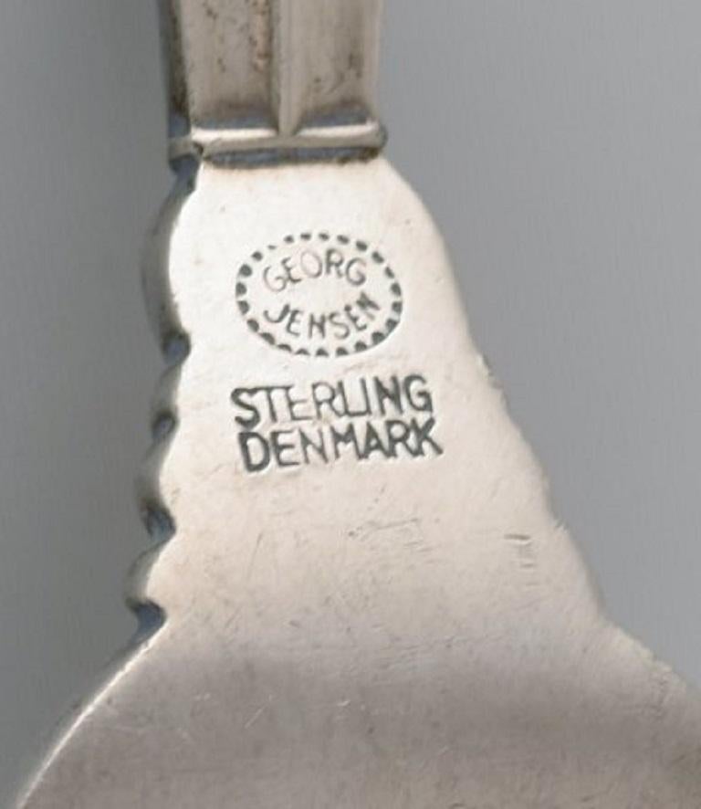 Danish Georg Jensen Acanthus Dinner Fork in Sterling Silver, 11 Forks Available For Sale
