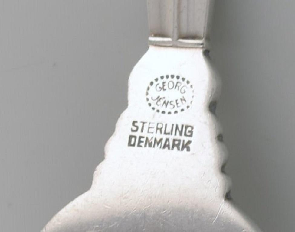 Danish Georg Jensen Acanthus Dinner Fork in Sterling Silver, Two Forks Available For Sale