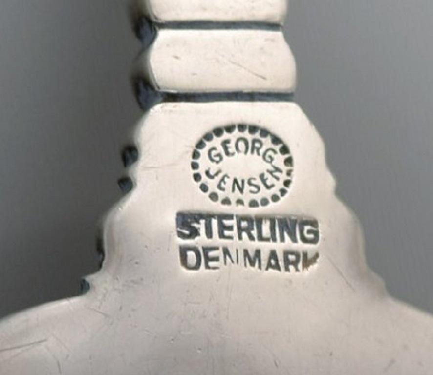 Danish Georg Jensen Acanthus Jam Spoon in Sterling Silver For Sale