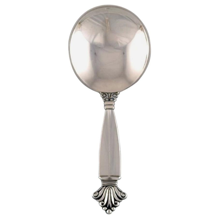 Georg Jensen Acanthus Jam Spoon in Sterling Silver