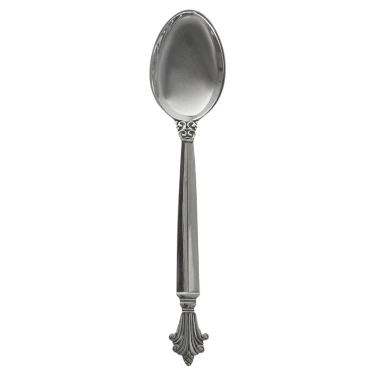 Georg Jensen Acanthus Sterling Silver Coffee Spoon 034, 1917
