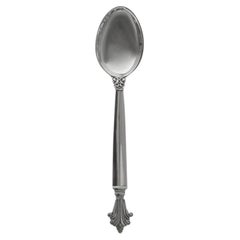 Georg Jensen Cuchara de café de plata de ley con acanto 034, 1917