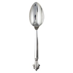 Georg Jensen Acanthus Sterling Silver Dessert Spoon 021, 1917