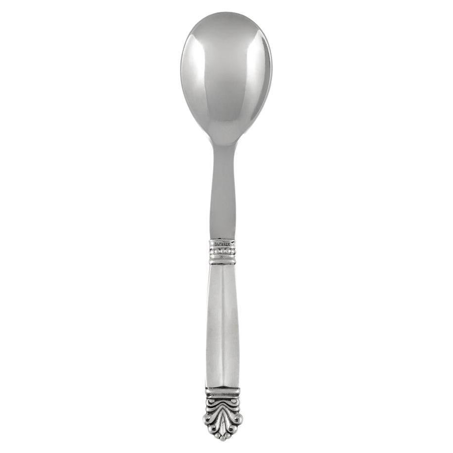 Georg Jensen Acanthus Sterling Silver Egg Spoon 085 For Sale