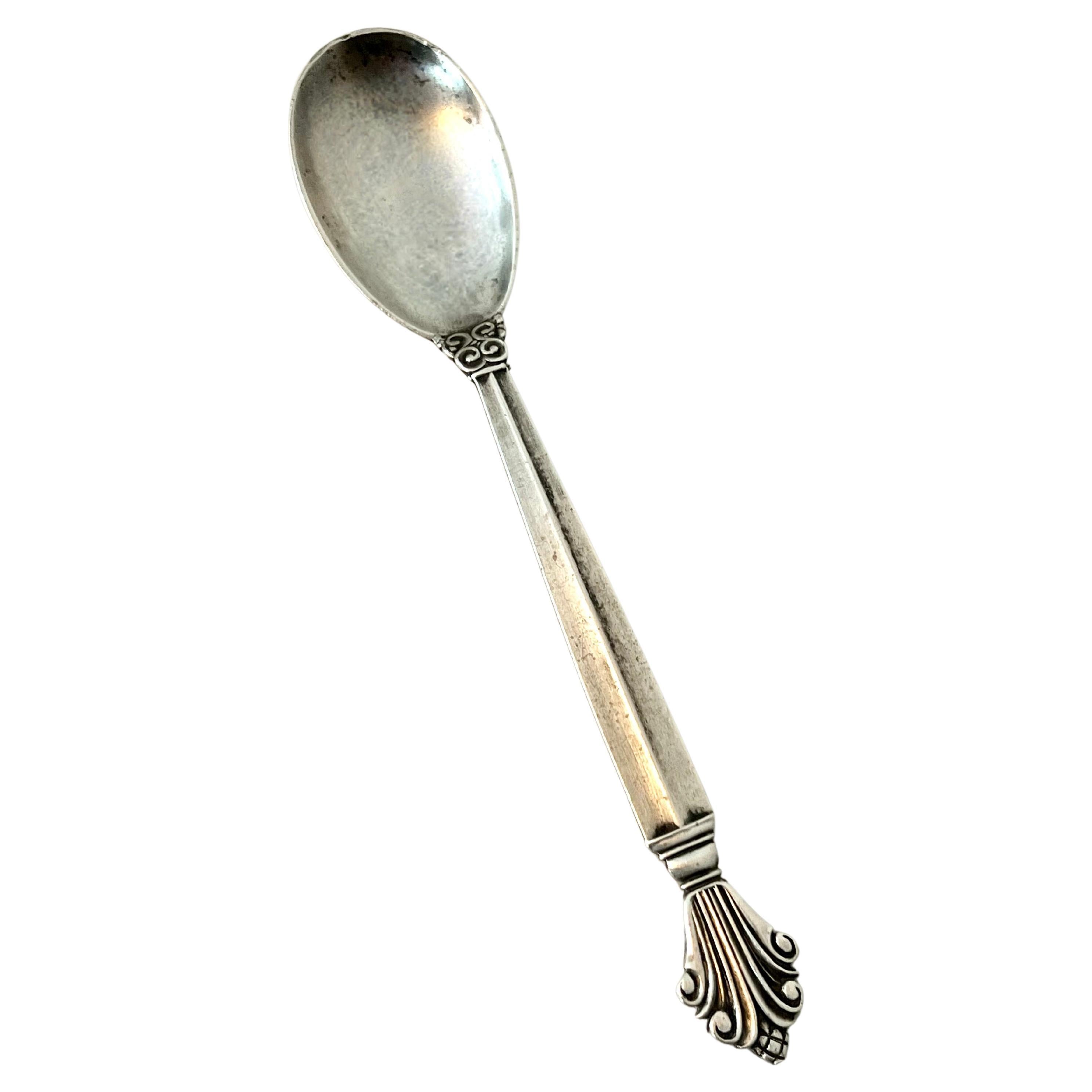 Georg Jensen Acanthus Löffel aus Sterlingsilber