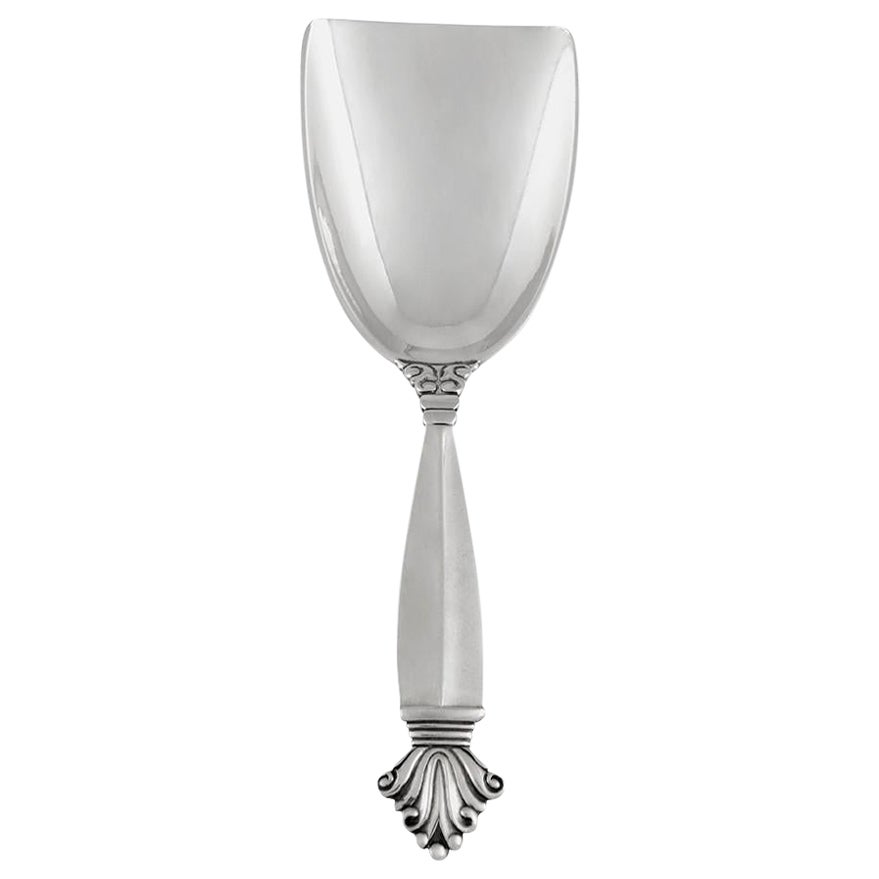Georg Jensen Pelle à sucre en argent Acanthus 172