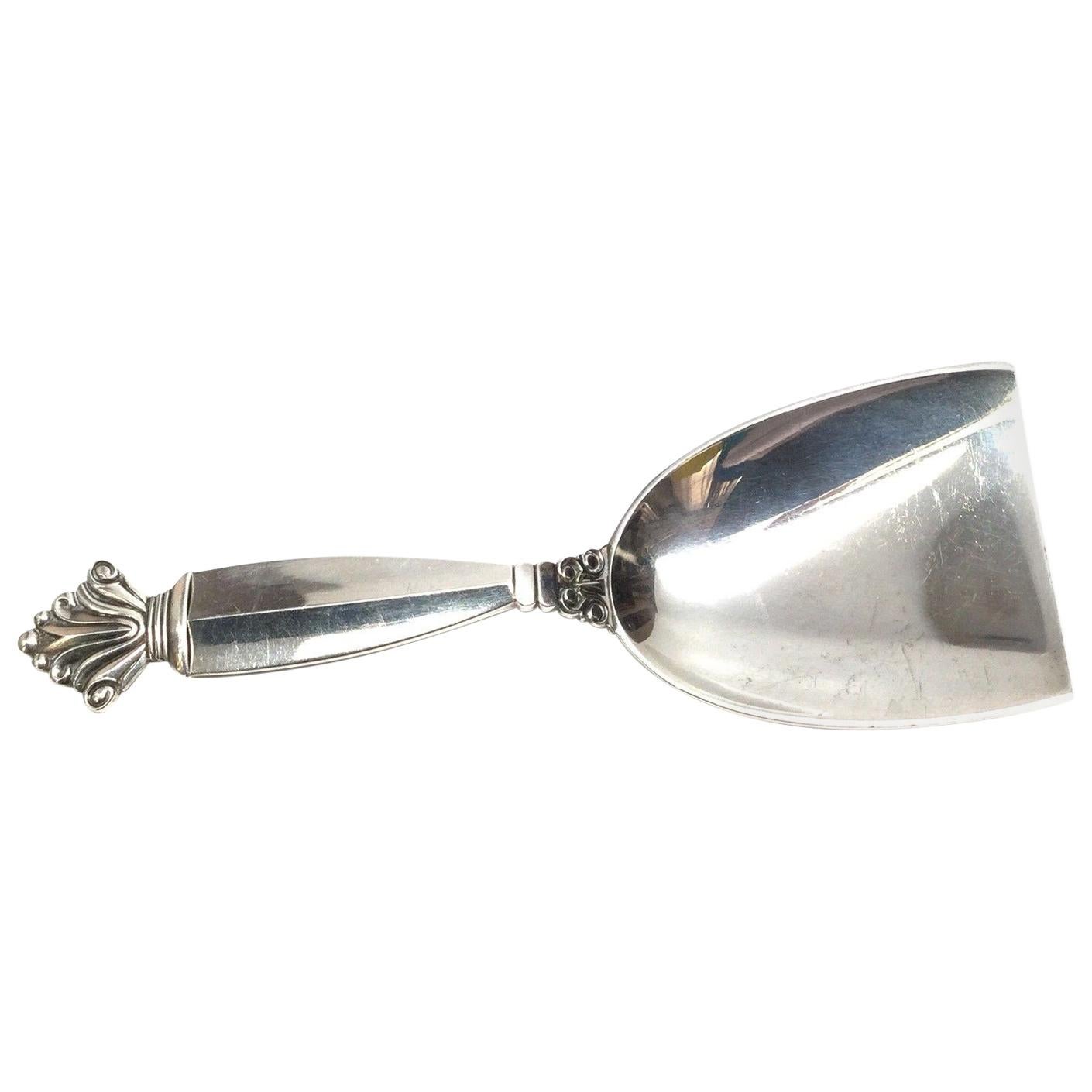 Georg Jensen "Acanthus" Sterling Silver Sugar Shovel