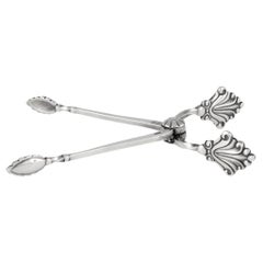Georg Jensen Pinze da zucchero in argento Sterling Acanthus 174