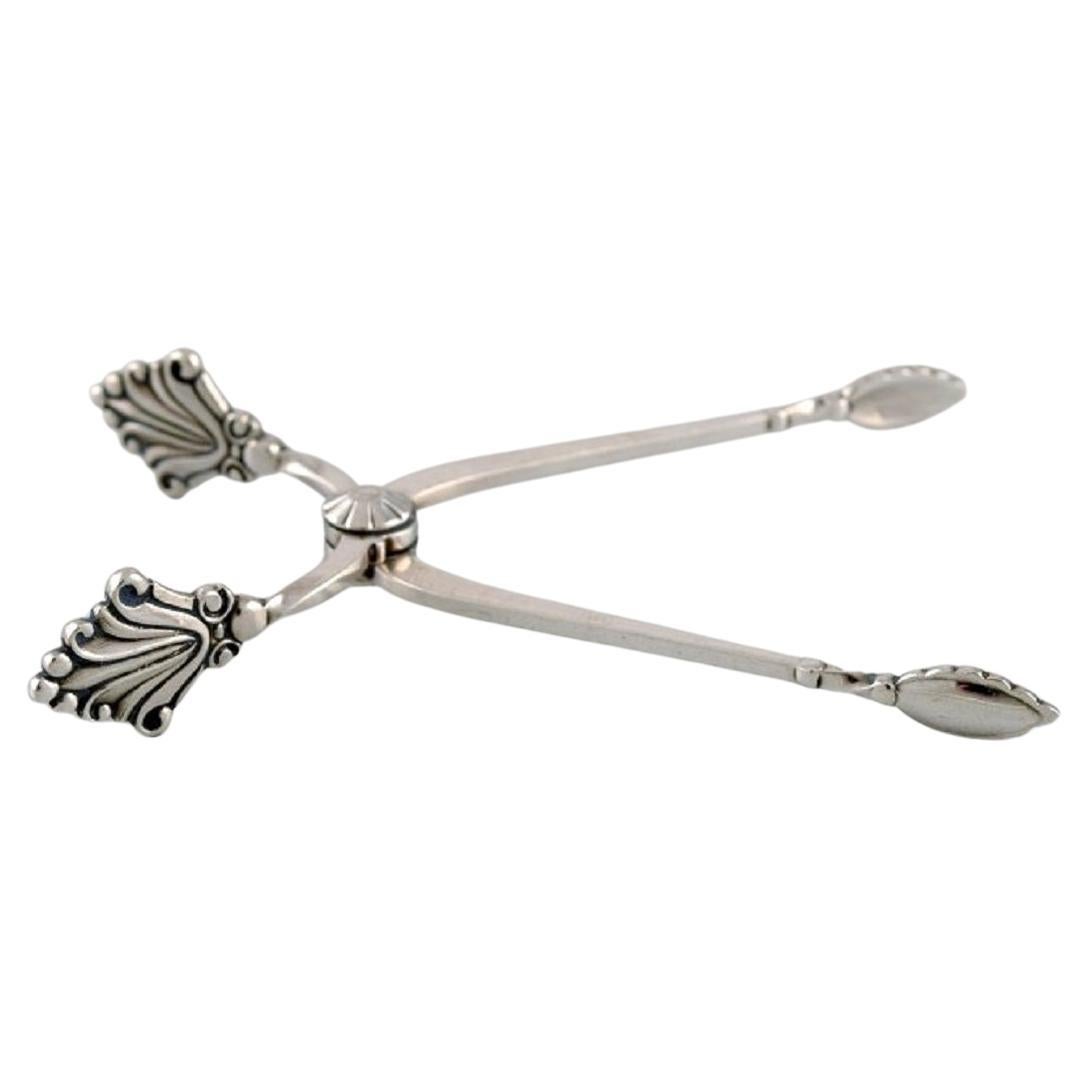 Georg Jensen Acanthus Sugar Tong in Sterling Silver