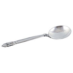 Georg Jensen Acorn, cuillère à bouillon en argent sterling.