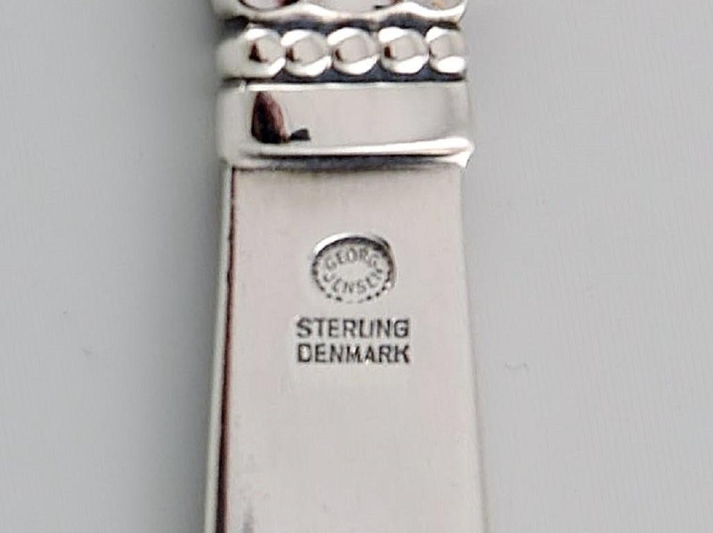 Danish Georg Jensen Acorn Butter Knife in Sterling Silver, Six Knives Available