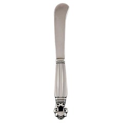 Georg Jensen Acorn Butter Knife in Sterling Silver, Six Knives Available