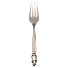 Georg Jensen Tenedor Bellota en Plata de Ley, 9 Piezas en Stock