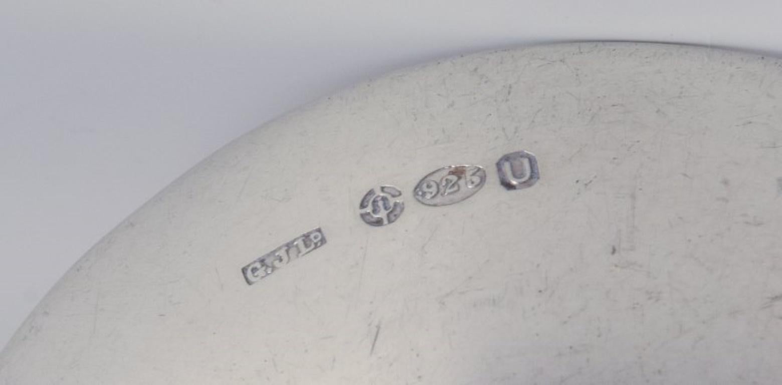 Georg Jensen Acorn, quattro cucchiai da brodo in argento sterling. in vendita 1