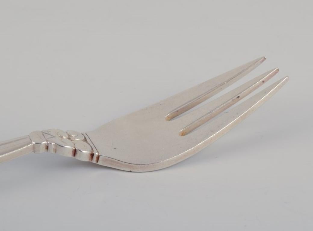 Georg Jensen Bellota. Cuatro tenedores de pescado en plata de ley. Danés en venta