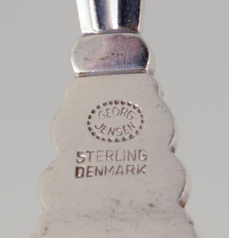 Georg Jensen Bellota. Cuatro tenedores de pescado en plata de ley. siglo XX en venta
