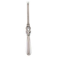 Georg Jensen Acorn Lobster Fork in Sterling Silver, Three Pieces Available